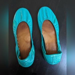 Tieks Patent Blue